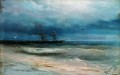 船のある海 1884 ロマンチックなイワン・アイヴァゾフスキー ロシア
